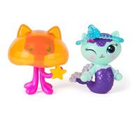 Spin Master "Gabby''s Dollhouse: The Movie, MerCat et Kitty Jellyfish, figurines et 2 accessoires, jouets pour filles et garçons à partir de 3 ans"
