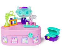 Gabby's Dollhouse , Figurine de fête MerCat, Figurine mobile avec meuble et accessoires de maison de poupée, Jouets pour enfants pour filles et garçons à partir de 3 ans