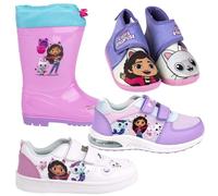 Gabby's Dollhouse - Fille - Chaussures Sneakers également avec lumières LED Bottes de pluie pantoufles - Produit original, Galoches 6108 Rose, 22 EU