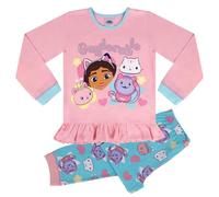 Gabby's Dollhouse/Gabby et la Maison Magique Ensemble de Pyjama à Manches Longues, Gabdorable, 4-5 Ans: 110cm, Rose