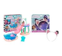 Gabby's Dollhouse Gabby et la Maison Magique Piscine de Gabby - 2 Figurines Et Accessoires & Gabby et la Maison Magique - Oreilles Musicales A Porter - Effets Sonores Et Lumineux