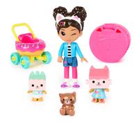 Gabby's Dollhouse Kitty Care Signer Ensemble avec Gabby Baby Box Baby Benny Box Toys Toys & Dollhouse Accessories Kids Toys for Girls & Boys 3+