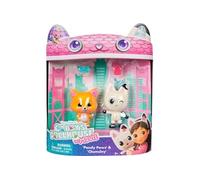 Spin Master – Lot 2 fig. Gabby's Dollhouse: Le Film Panda Pattes & Leopold, 2 accessoires dès 3 ans