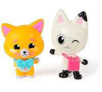 Gabby's Dollhouse: Le Film - Panda Pattes & Leopold Lot de 2 Figurines avec 2 Accessoires pour Enfants à partir de 3 Ans