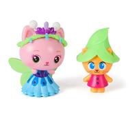 Gabby's Dollhouse: Le Film - Reine Kitty Fée & Chaton GNOME Ensemble de Figurines avec 2 Accessoires pour Enfants à partir de 3 Ans