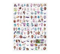 Gabby's Dollhouse Lot de 200 tatouages temporaires pour enfant (8 feuilles)
