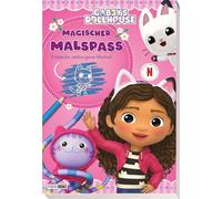 Gabby's Dollhouse: Magischer Malspaß - Entdecke verborgene Motive!: Malblock