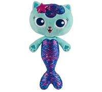 Gabby's Dollhouse Mercat Peluche Interactive parlante pour Enfants avec lumières, Musique et Phrases, Animaux en Peluche pour Filles et garçons à partir de 3 Ans