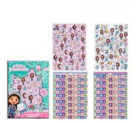 Gabby's Dollhouse Pack d'autocollants décoratifs pour enfants avec autocollants sur le thème de Gabby et ses amis pour personnaliser des cahiers, des jouets et des travaux manuels scolaires