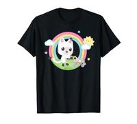 Gabby's Dollhouse Pandy Paws Rainbow Celebration T-Shirt