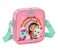 GABBY'S DOLLHOUSE - Petit sac à bandoulière pour enfant, idéal pour les enfants de 5 à 14 ans, confortable et polyvalent, qualité et résistance, 16 x 4 x 18 cm