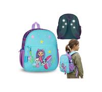 Gabby's Dollhouse Petit sac à dos de maternelle pour fille avec des éléments réfléchissants, pour les sorties 5L