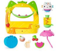 Gabby et la Maison Magique - Gabby Dollhouse - Balcon Bar À Smoothie De P'tiChou - 1 Figurine Et 6 Accessoires - Dessin Animé Jouet Maison De Poupée - Jouet Enfant 3 Ans Et +