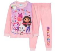 Gabby's Dollhouse Pyjama Fille Ensemble Hiver à Manches Longues, Pyjama Enfant ou Bébé Fille Confortable, Idée Cadeau (5-6 Ans, Rose)