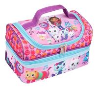 Gabby's Dollhouse - Sac à déjeuner pour enfants - Sac à goûter multi-compartiments pour l'école des filles - Isotherme et grande capacité - Rose