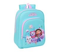 Safta Sac à dos scolaire enfant GABBY'S DOLLHOUSE – adaptable au chariot, confortable, 26 x 11