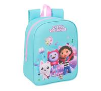GABBY'S DOLLHOUSE Sac à dos pour enfant, sac à dos d'école, adaptable au chariot pour la maternelle, confortable et polyvalent, qualité et résistance, 22 x 10 x 27 cm