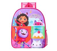 Gabby's Dollhouse Sac à dos pour fille Sac à dos d'école Sac de voyage 30 cm, multicolore, Taille Unique