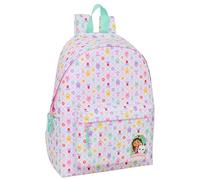 GABBY'S DOLLHOUSE - Sac à dos pour ordinateur portable 14,1", idéal pour les jeunes de différents âges, confortable et polyvalent, qualité et résistance, 31 x 13 x 43 cm