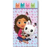 Gabby's Dollhouse Serviette de plage 70 x 140 cm, 100 % coton