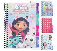Gabby's Dollhouse Stickers Scrapbooking pour Filles, Carnet avec 28 feuilles d'autocollant - Cadeau Fille