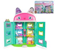 Gabby's Dollhouse: The Movie, Meow-Mazing Maison de poupée Interactive, 7 pièces, Yeux à écran LCD, Figurines, Effets sonores, Jouets pour Enfants pour Filles et garçons à partir de 3 Ans