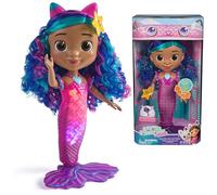 Gabby's Dollhouse : The Movie, Sing & Shine Mermaid Gabby, poupée sirène imperméable avec lumières et sons, jouets pour enfants pour filles et garçons à partir de 3 ans