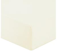 Gabel - Drap-Housse en Percale, Plusieurs Coloris Disponibles 200x125x0.3 cm Beige