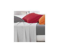 Gabel - Drap-Housse en Percale, Plusieurs Coloris Disponibles 200x125x0.3 cm Bianco