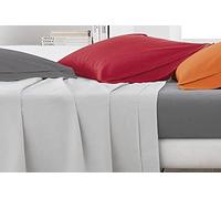 Gabel - Drap-Housse en Percale, Plusieurs Coloris Disponibles 200x90x0.3 cm Bianco
