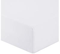 Gabel - Drap-Housse en Percale, Plusieurs Coloris Disponibles 210x140x0.3 cm Bianco