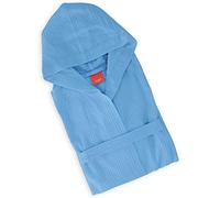 Gabel Golf Peignoir à Capuche, Coton, 23 Bleu Bleuet, XL