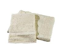 Gabel Lot d’essuie-Mains, Couleur Unie, 100% Coton, 3,3 x 27 x 36 cm 3.3x27x36 cm Ecru'