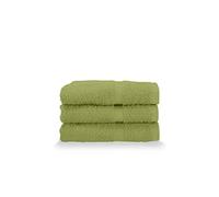 Gabel Lot de 3 Serviettes d'hôte, éponge de Pur Coton hydrophile, 40 x 60 cm, Mousse