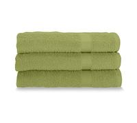 Gabel Lot de 3 Serviettes pour Visage, éponge en Pur Coton hydrophile, 60 x 100 cm, Mousse