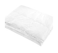 Gabel Nottetempo Couette en Plumes d'oie, garnissage 30% Duvet et 70% Plumes, 235 g/m², taie d'oreiller 100% Pur Coton Double 205 x 250 x 2 cm Bianco