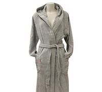 Gabel Peignoir adulte, 100% coton, gris, taille XS