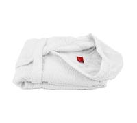 Gabel Peignoir jacquard à capuche unisexe, Blanc Mod. Manaus, M