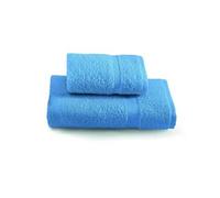 Gabel Set de serviettes Tintunie & Co en coton bleu 100 x 60 cm