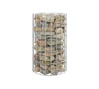 Vidaxl Poteau À Gabion Circulaire Acier Galvanisé Ø30x50 Cm