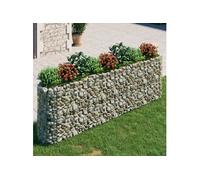 Gabion plantenbak verhoogd 330x50x100 cm gegalvaniseerd ijzer152035