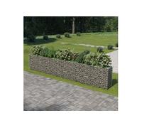 Gabion plantenbak verhoogd 540x50x100 cm gegalvaniseerd staal143566