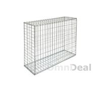Gabion pour Pierres 100x80x30 cm | Gabions Métalliques Déco Jardin | Cage métallique réticulé 5x10cm | Diamètre fil de fer 4 mm