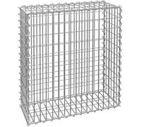 Gabion - TECTAKE - Base de mur en pierre et acier galvanisé, résistant à la corrosion et durable 100 x 30 x 80 cm - Gris