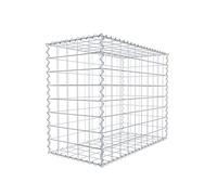 GABIONA Gabion 100 x 80 x 50 cm - Galvanisé et résistant aux intempéries - Panier gabion robuste avec mailles de 10 x 10 cm