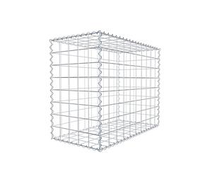 GABIONA Gabion 100 x 80 x 50 cm - Galvanisé et résistant aux intempéries - Panier gabion robuste avec mailles de 10 x 10 cm