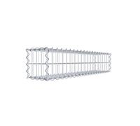 Gabiona Panier de gabion carrés - Paniers à pierres - Résistant aux intempéries - Fabriqué en Allemagne - 100 x 20 x 20 cm
