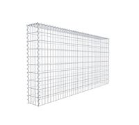 GABIONA Panier de Pierre Gabion carré, Largeur de Maille 5 x 10 cm, Profondeur 20 cm, Panier de Culture Type 3, Spirale Fermeture, galvanisé 200 x 100 x 20 cm