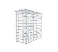 GABIONA Panier de Pierre Gabion carré, Largeur de Maille 5 x 5 cm, Profondeur : 20 cm, la Culture Panier Type 3, Spirale Fermeture, galvanisé 50 x 50 x 20 cm