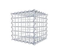 GABIONA Paniers en fil de fer robustes pour pierres pour l'aménagement individuel du jardin I Paniers à pierres remplissables avec une maille de 5x5 cm I Paniers en gabion de 4 mm d'épaisseur